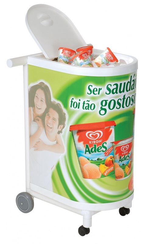 Coolers Térmicos para Pontos de Venda Curitiba - Cooler Térmico com Rodinha Personalizado